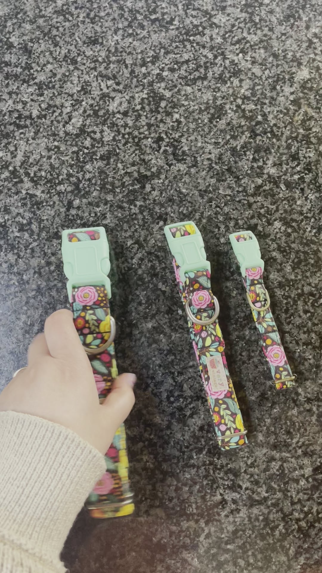 Daisy Chain - Organic Cotton Dog & Cat Collars - Handmade in the USA
