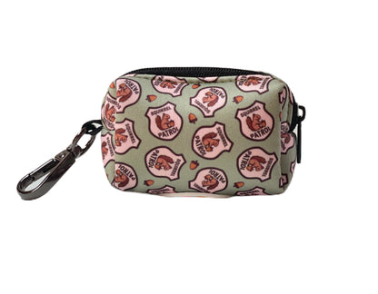 Squirrel Patrol Dog Poop Bag Holder – Sage Woodland Animal Recycled Waste Bag Dispenser