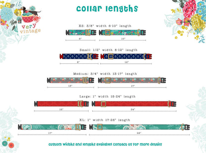 Beatrix - Organic Cotton Dog & Cat Collars - Handmade in the USA