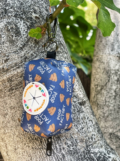 Poop Factory Dog Poop Bag Holder – Fun Poop Emoji Recycled Waste Bag Dispenser